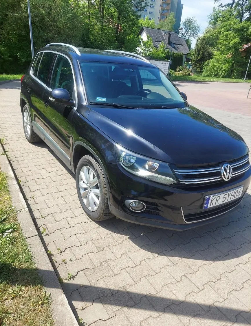 kraków Volkswagen Tiguan cena 42900 przebieg: 194200, rok produkcji 2012 z Kraków